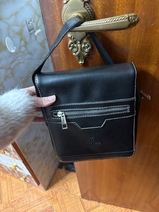 Borsa a tracolla nera INNWER da uomo