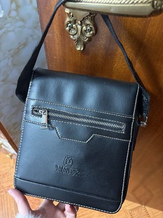 Borsa a tracolla nera INNWER da uomo