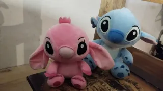 Peluche Stich y Ángel