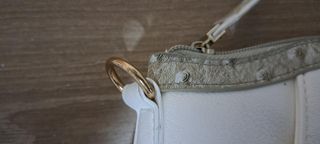 Borsa Carpisa bianca e grigia