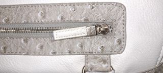 Borsa Carpisa bianca e grigia