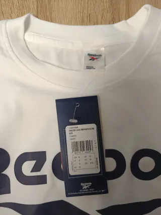 Camiseta Reebok Blanca Logo