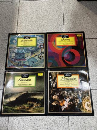 4 Vinilos Clásicos: Shostakovich, Schumann, Schönb