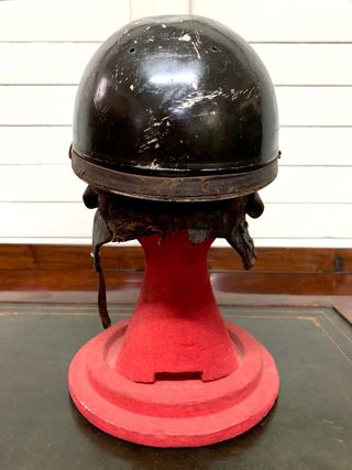 Casco antiguo de moto