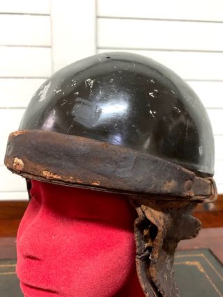 Casco antiguo de moto