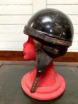 Casco antiguo de moto