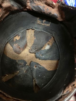 Casco antiguo de moto