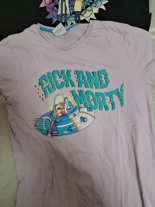 Camicie Rick and Morty (Nera e Viola)