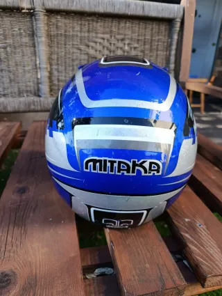 Casco Moto/Quad Azul y Negro