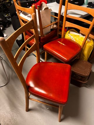 Sillas de madera para restaurar. Vintage. Antiques