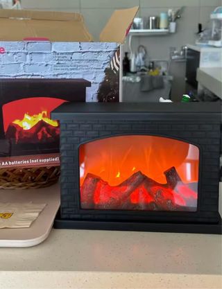 Chimenea eléctrica decorativa