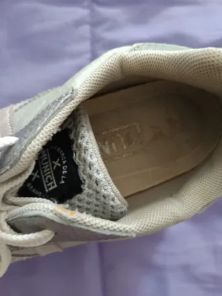 Zapatillas deportivas mujer grises y rosas