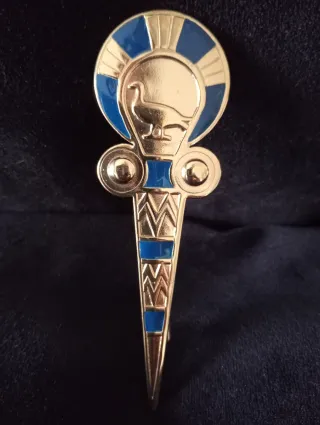 Set Bracciale Rigido e Spilla De Wan Vintage Italy