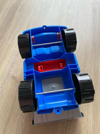 Camión de juguete LENA rojo y azul