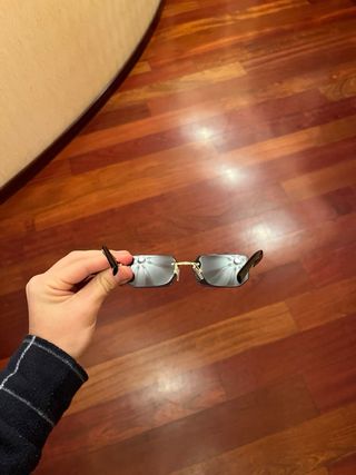 Occhiali Cartier neri e oro