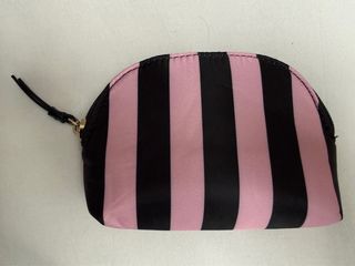 Neceser Victoria's Secret Rayas Rosa y Negro