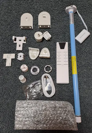 Motor persiana enrollable con accesorios