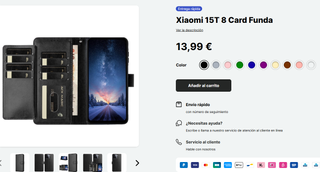 Funda Xiaomi 15T Negra Nueva