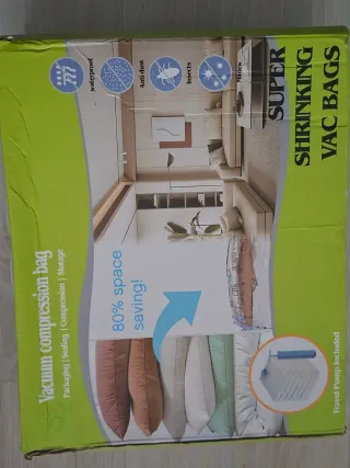 Bolsas de vacío para compresión