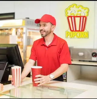 Lampada Neon LED "Popcorn"