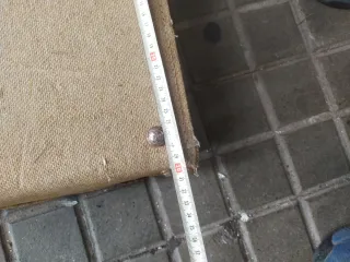 Maleta antigua de tela