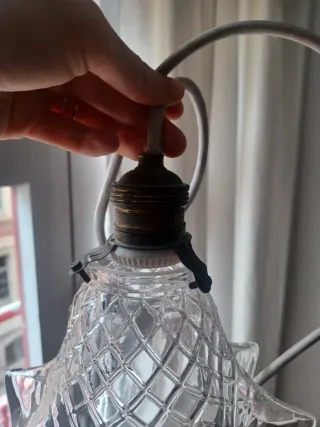 Lámpara colgante cristal