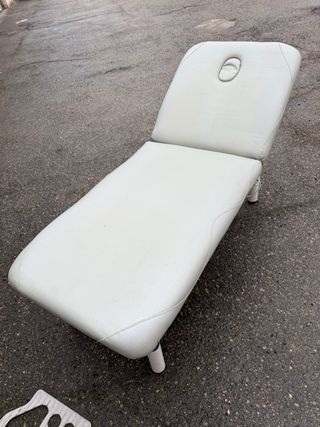 Camilla Eléctrica Tapizado Gris