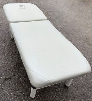 Camilla Eléctrica Tapizado Gris