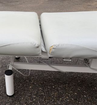 Camilla Eléctrica Tapizado Gris