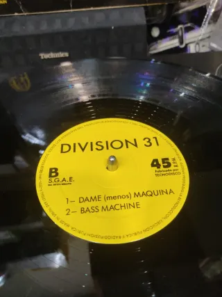 Vinilo megabeat Maxi 12" División 31