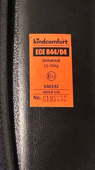 Silla coche KindComfort.