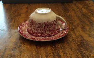 Taza de té y plato Cartuja