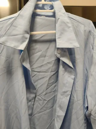 Camisola azul talla 2XL larga