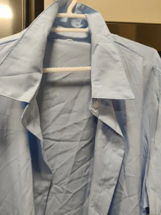 Camisola azul talla 2XL larga