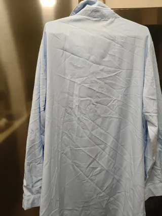 Camisola azul talla 2XL larga