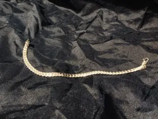 Pulsera Plata 925 de Eslabones Nueva con sello