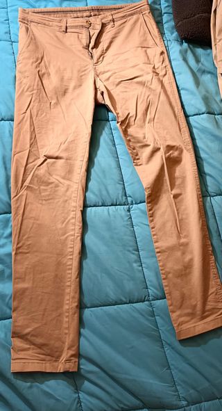 Pantalón chino Cortefiel beige