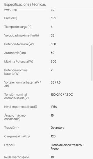 Patinete Eléctrico Goodyear G6