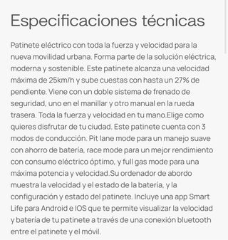 Patinete Eléctrico Goodyear G6