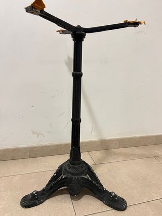 Pie de mesa hierro fundido