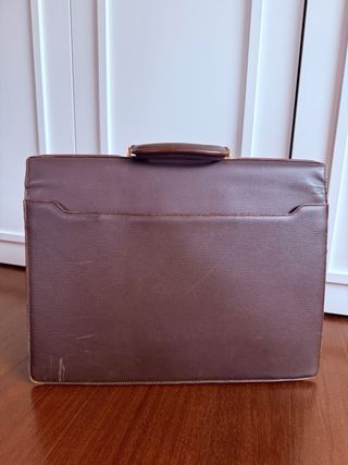 Maletín Loewe Marrón Piel