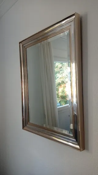 Espejo decorativo marco dorado y plateado