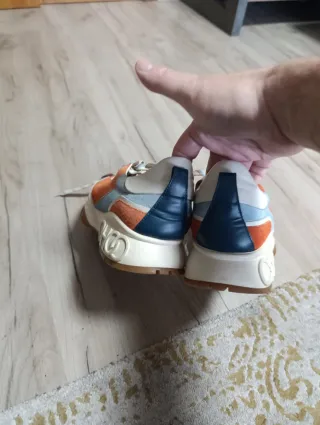 Zapatillas Jimmy Choo Naranja y Azul