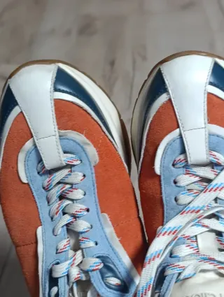 Zapatillas Jimmy Choo Naranja y Azul