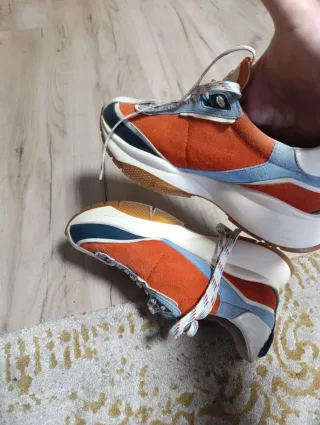 Zapatillas Jimmy Choo Naranja y Azul