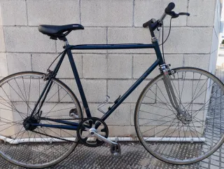 Bicicleta carretera clásica simple fixie, talla 56