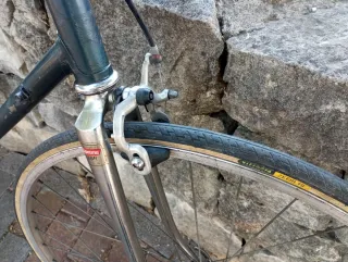 Bicicleta carretera clásica simple fixie, talla 56