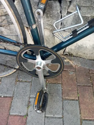 Bicicleta carretera clásica simple fixie, talla 56