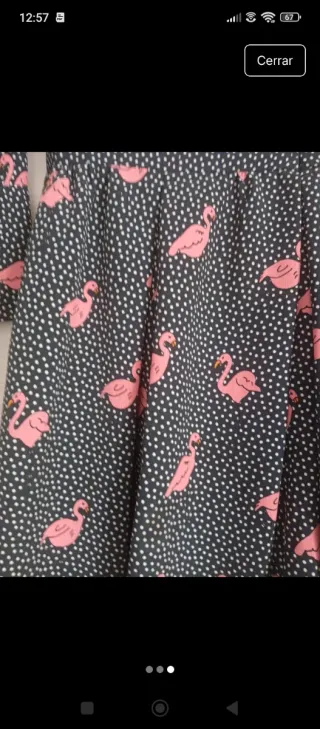 Mono corto flamencos.