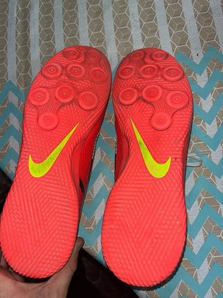 Zapatillas Nike Fútbol Sala Blancas Rojas